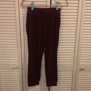 Velvet comfy cozy pants, kids size 10/12